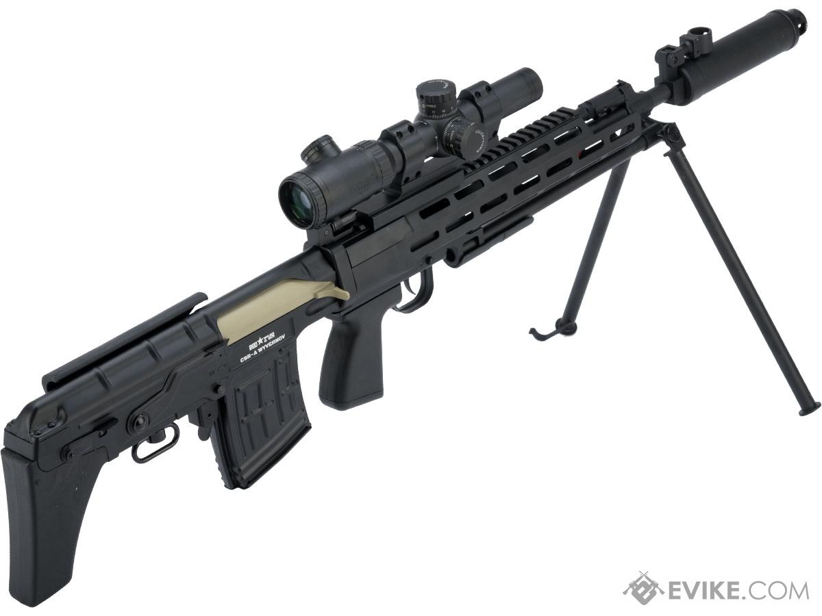 Echo1 Red Star Csr A Wyvernov Semi Only Airsoft Bullpup Sniper Rifle Aeg With Integrated Bipod 0846