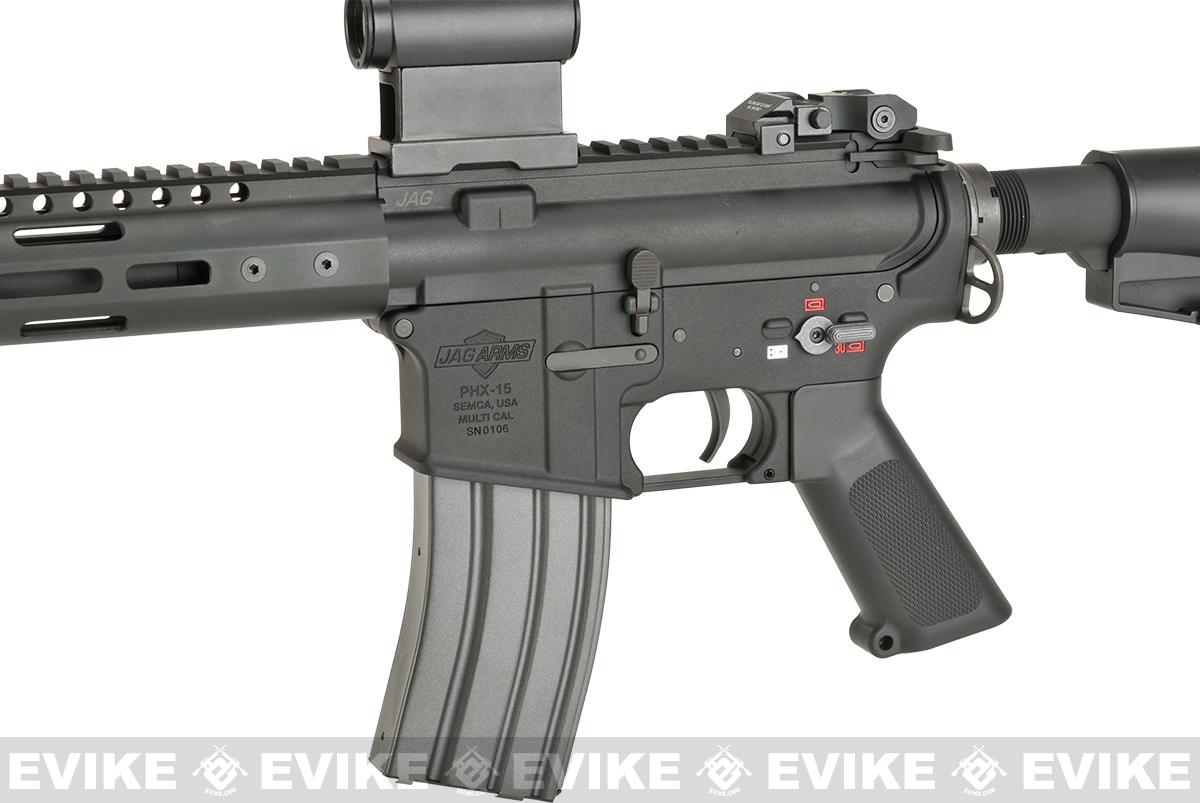 z JAG Arms Full Metal PHX15 RECCE Airsoft AEG - Black, Airsoft Guns ...