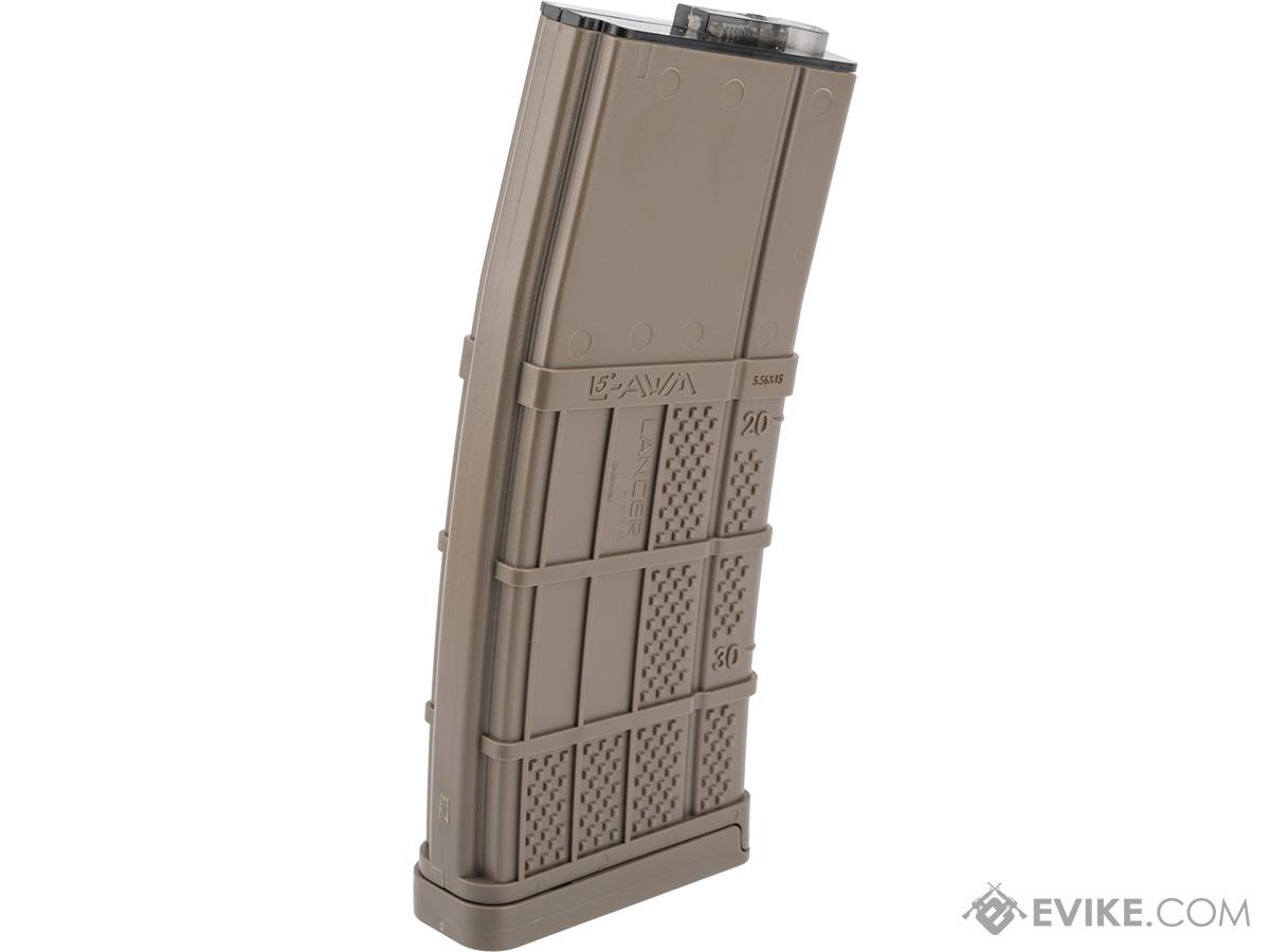 SOCOM Gear Rd Lancer Systems Licensed L AWM Airsoft Mid Cap Magazines Color Dark Earth