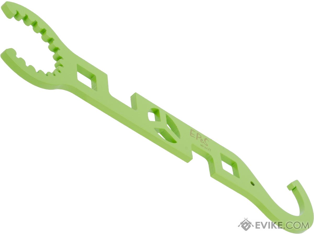 EPeS Airsoft AR15 / M4 / M16 Multi Tool Combo Barrel Wrench (Color: Green)