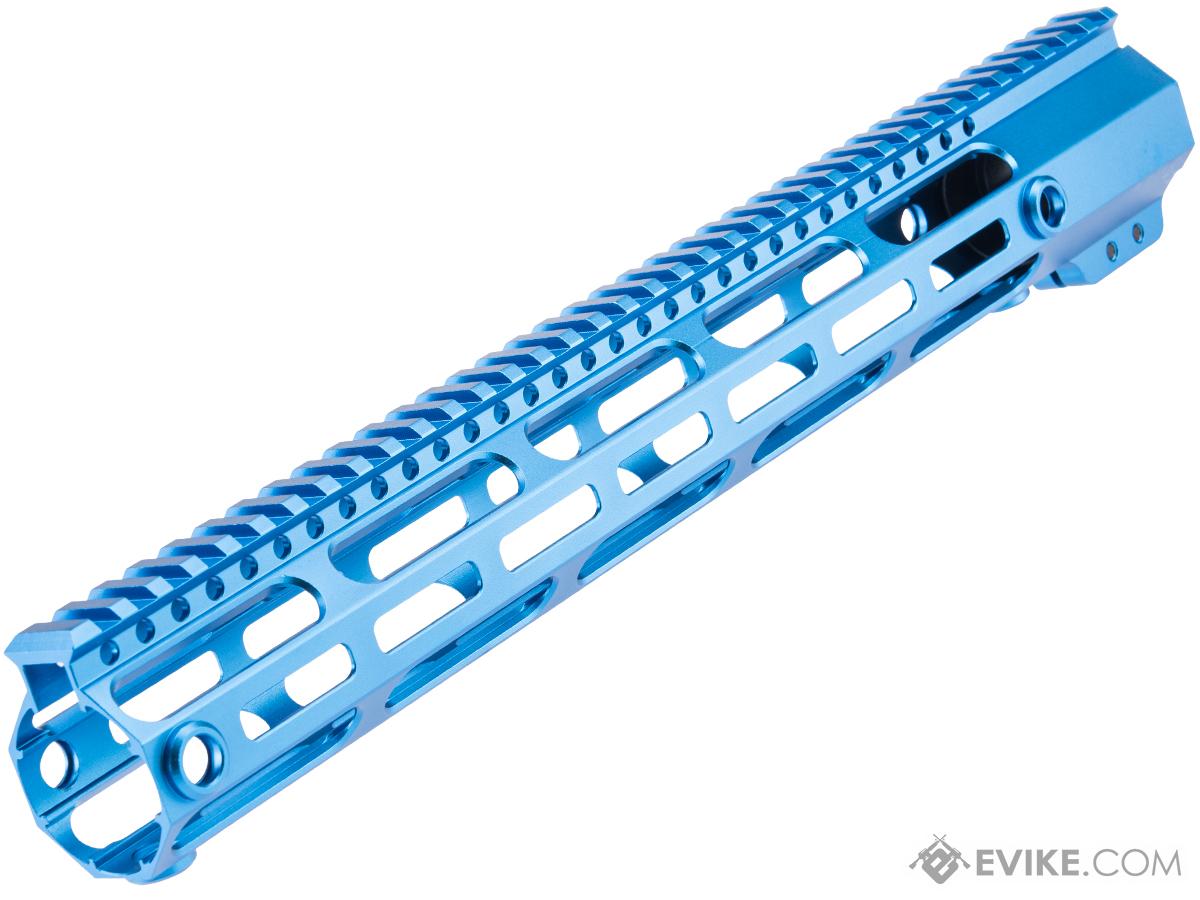 JE Machine 15 Versatile Free Float M-LOK Handguard (Model: I Style / Blue)