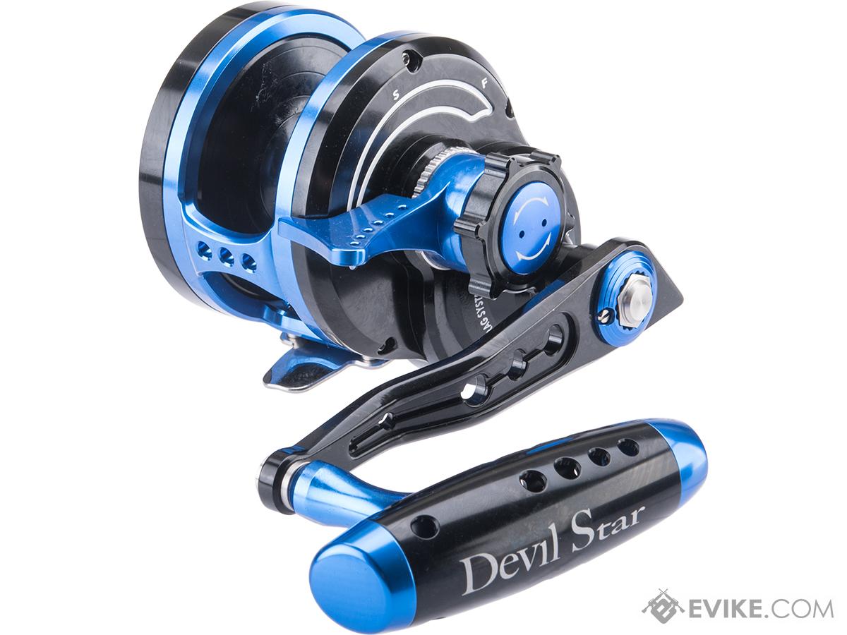 Jigging Master Wiki Devil Star Twin-Drag Fishing Reel (Model: 3000H /  Black-Blue / Right Hand), MORE, Fishing, Reels -  Airsoft  Superstore