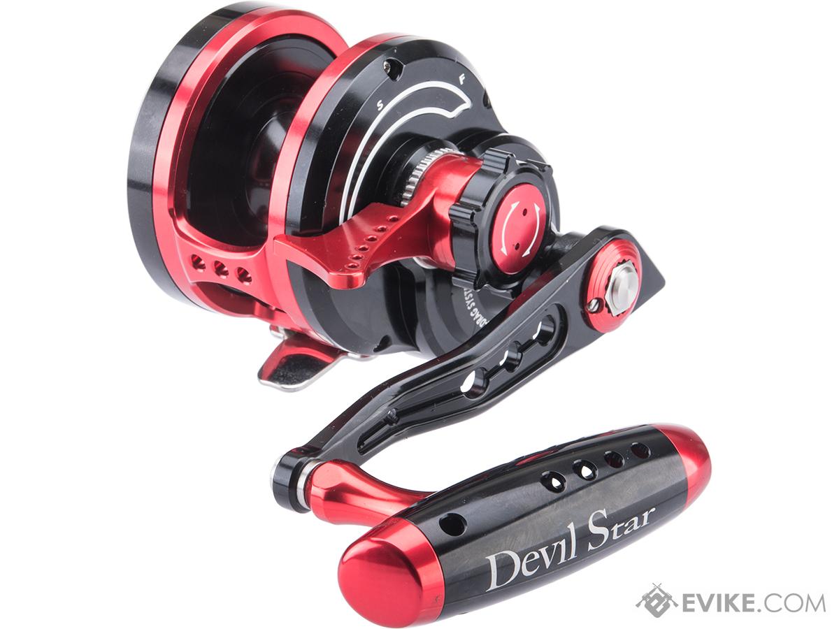 Jigging Master Wiki Devil Star Twin-Drag Fishing Reel (Model: 3000H / Black- Red / Right Hand), MORE, Fishing, Reels -  Airsoft Superstore