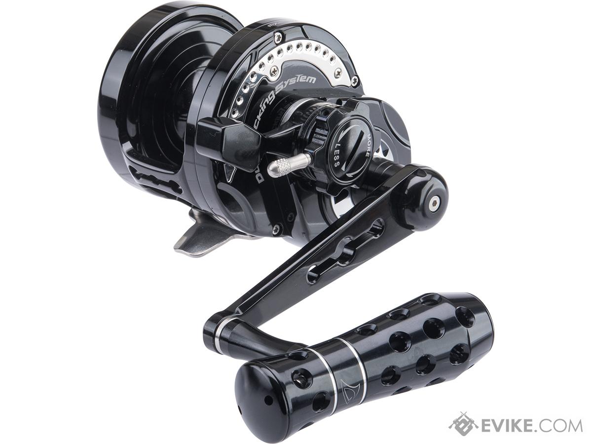 Jigging Master Monster Game High Speed Fishing Reel w/ Turbo Knob (Color: Black / PE5 / Right Hand)