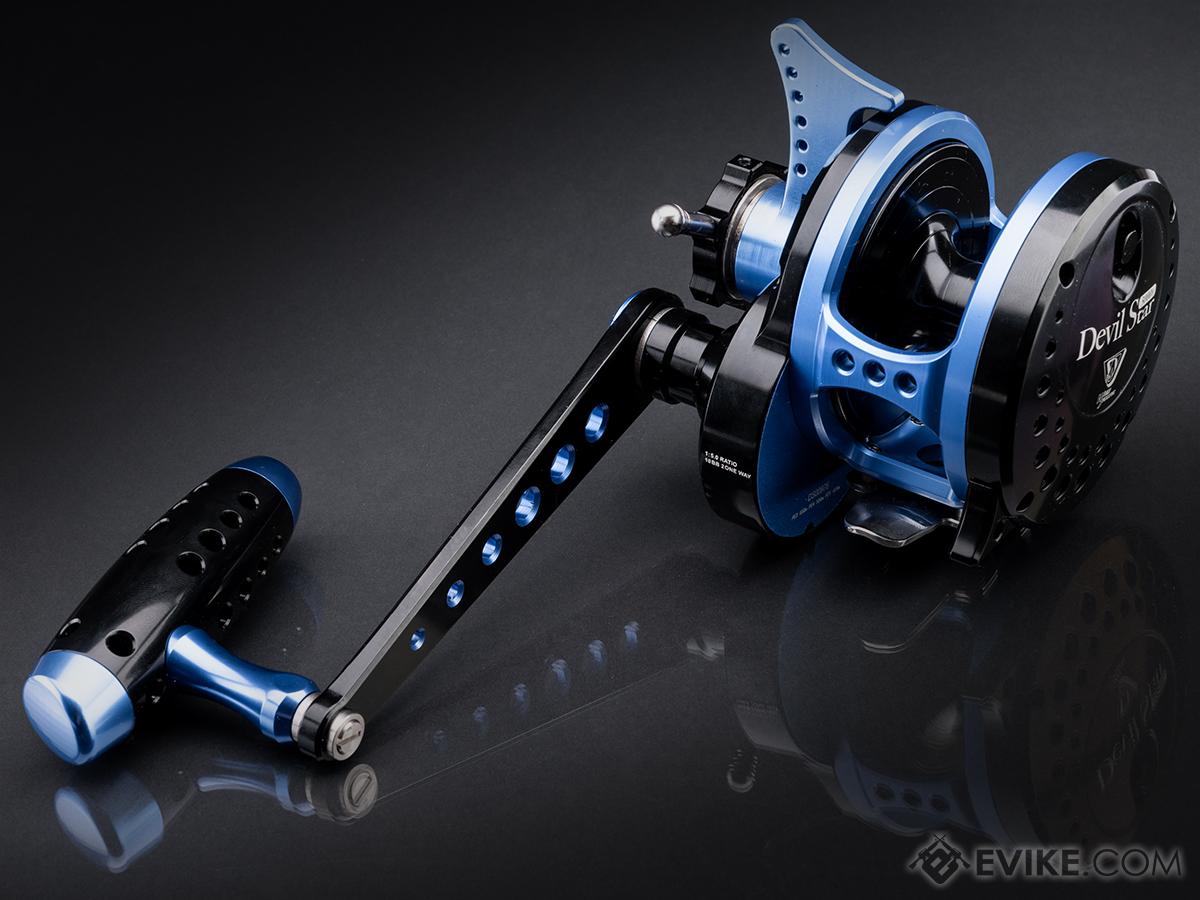 Jigging Master Wiki Devil Star Twin-Drag Fishing Reel (Model: 3000H /  Black-Blue / Right Hand), MORE, Fishing, Reels -  Airsoft  Superstore