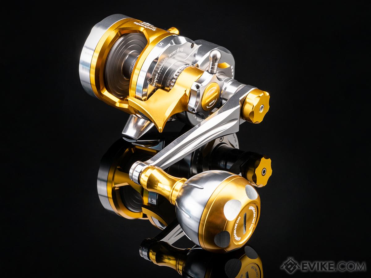 Jigging Master Gangster PE Micro Fishing Reel (Color: Titanium-Gold)