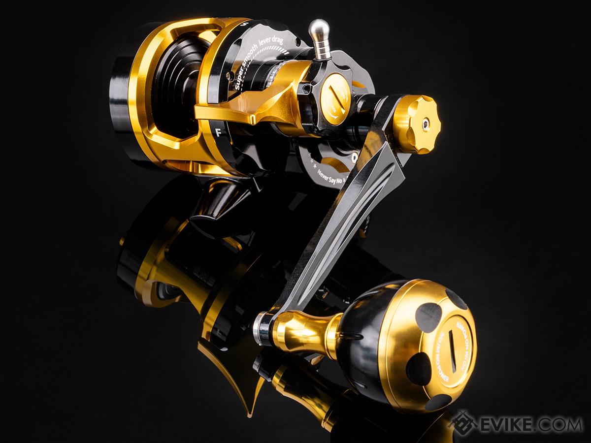 Jigging Master Gangster PE Micro Fishing Reel (Color: Black-Gold)