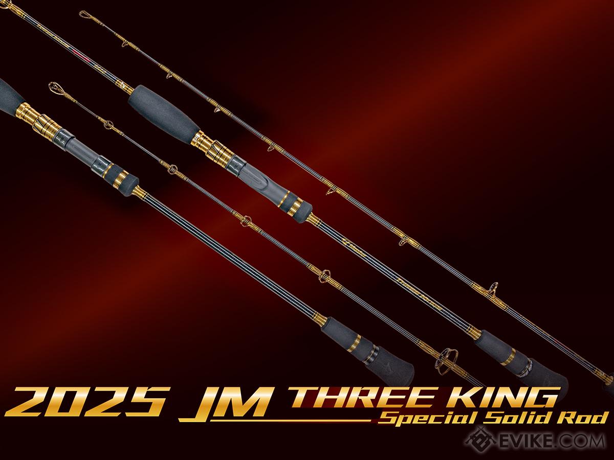 Jigging Master 2025 Three Kings Special Solid Fishing Rod (Model: 52BL / Black-Gold)