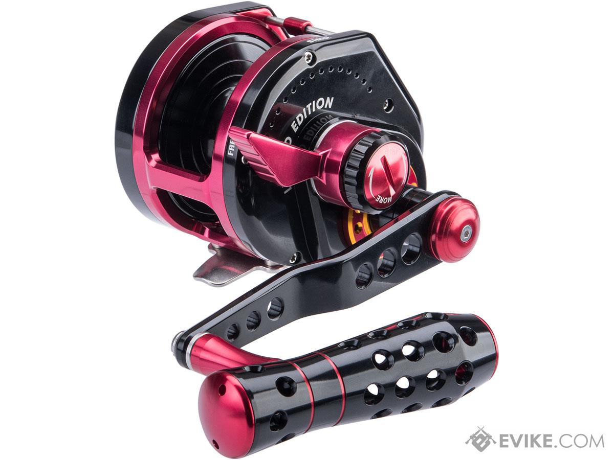 Jigging Master VIP Limited Edition Wiki Violent Slow Lever Wind Fishing  Reel w/ Automatic Line Guide (Model: 3000 / Left Hand / Black / Red), MORE,  Fishing, Reels -  Airsoft Superstore