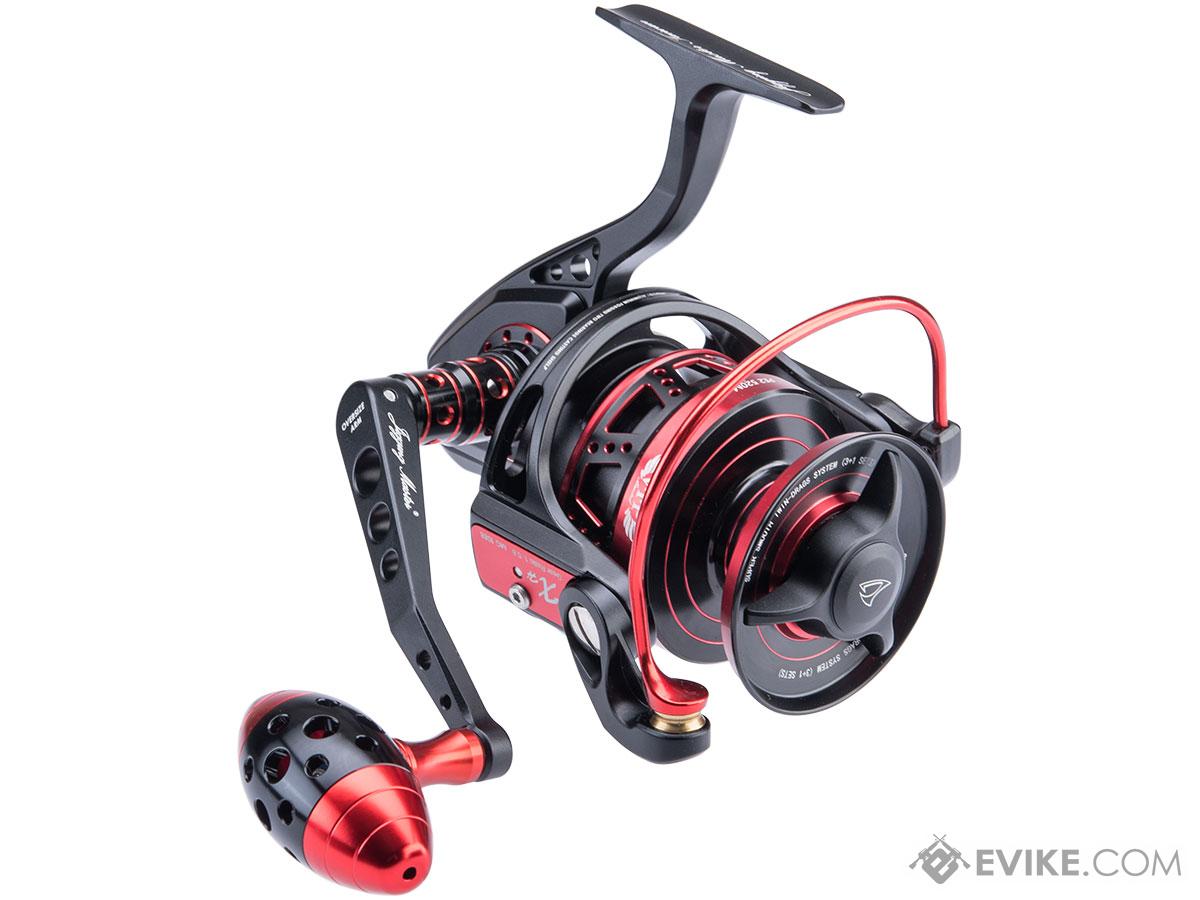 Jigging Master VIP Limited Edition Spinning Fishing Reel (Model: 5000XH -  7000S / Black - Red), MORE, Fishing, Reels -  Airsoft Superstore