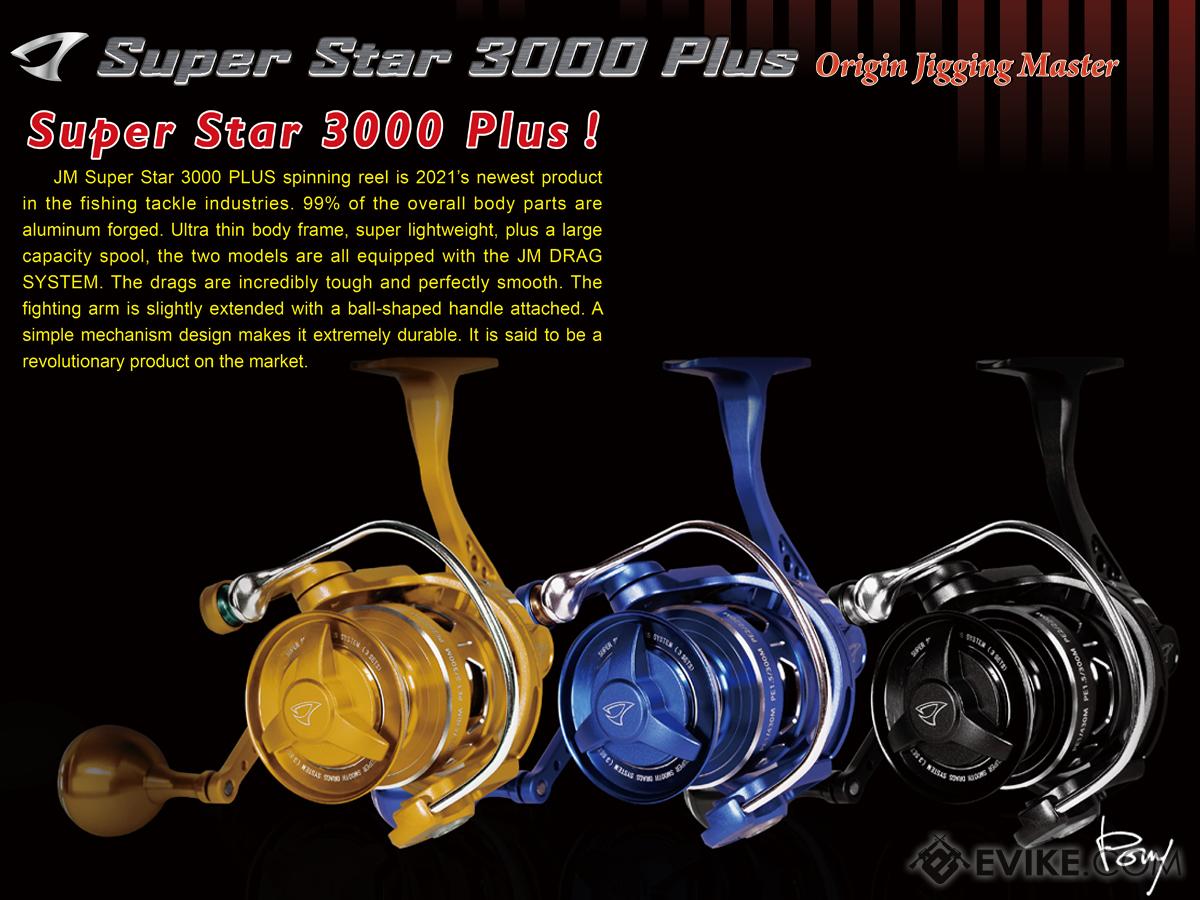 Jigging Master Super Star Spinning Reel (Color: Gold - Silver