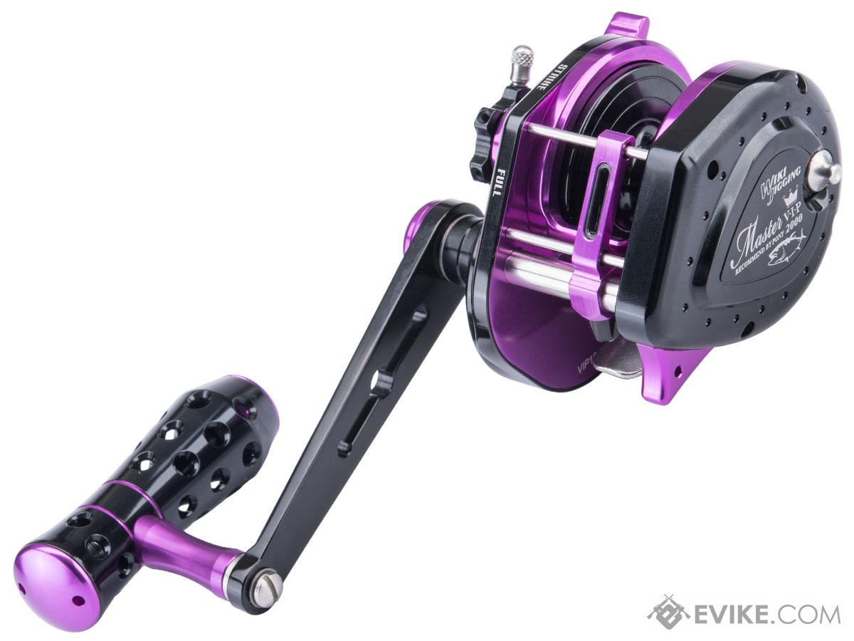 Jigging Master Monster Game High Speed Fishing Reel (Color: Black-Purple /  PE4 / Left Hand), MORE, Fishing, Reels -  Airsoft Superstore
