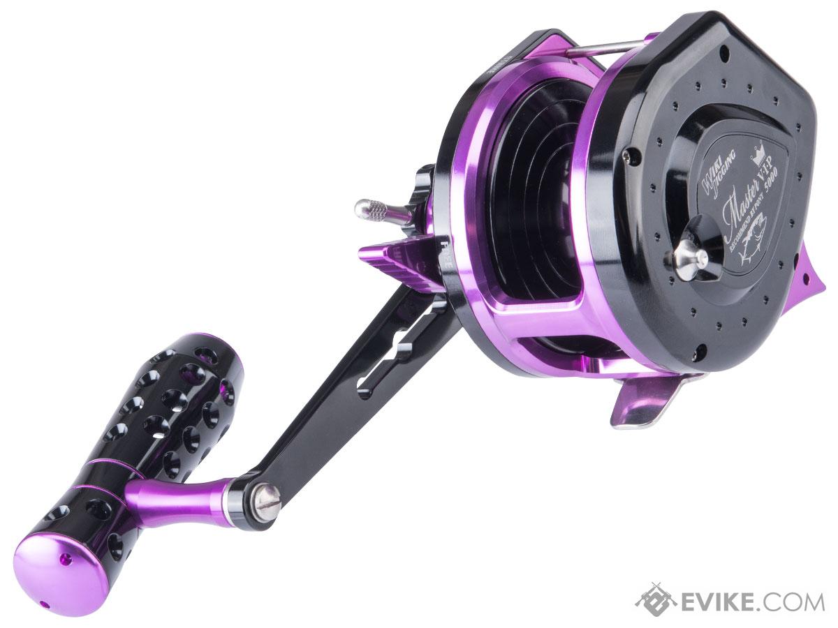Jigging Master VIP Limited Edition Wiki Violent Slow Lever Wind Fishing Reel  w/ Automatic Line Guide (Model: 5000H / Left Hand / Black-Purple), MORE,  Fishing, Reels -  Airsoft Superstore