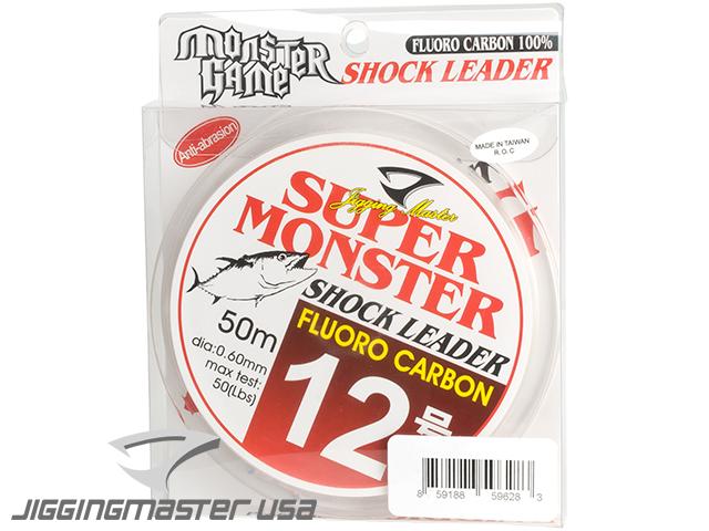 Jigging Master Super Monster 100% Fluorocarbon leader 50M (Test: 50 Lbs),  MORE, Fishing, Lines -  Airsoft Superstore