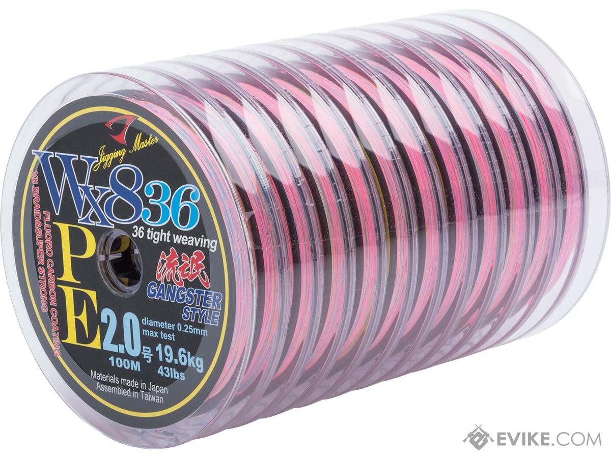 Jigging Master Gangster WX8 36 Knit Tight Weaving PE Braided Line (Size:  #2 43 lbs), MORE, Fishing, Lines -  Airsoft Superstore