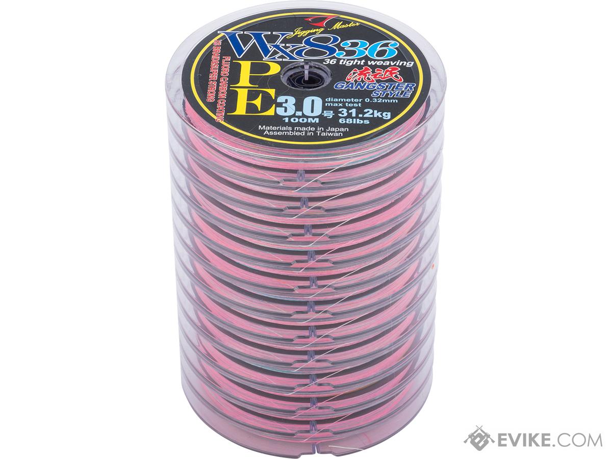 Jigging Master Gangster WX8 36 Knit Tight Weaving PE Braided Line (Size:  #2.5 52 lbs)