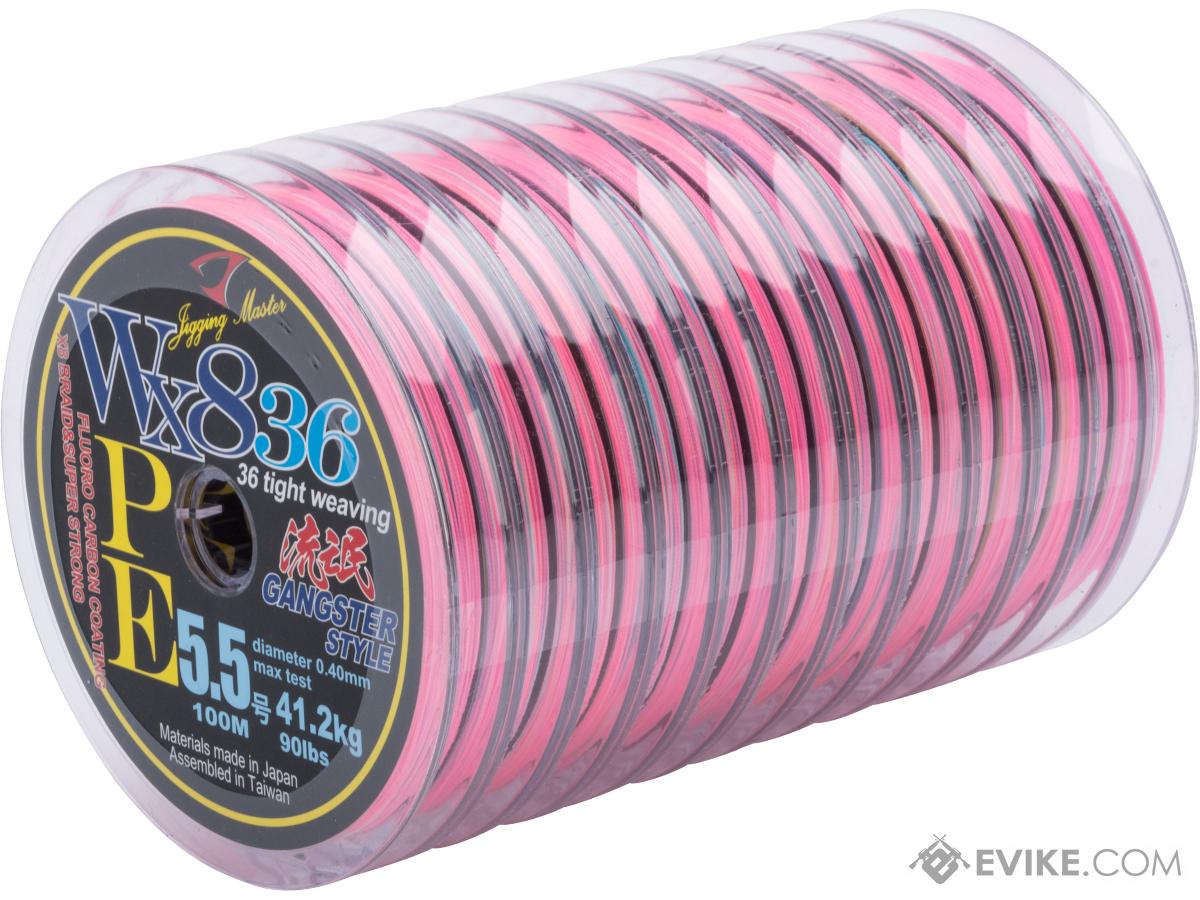 Jigging Master Gangster WX8 36 Knit Tight Weaving PE Braided Line (Size:  #5.5 90 lbs), MORE, Fishing, Lines -  Airsoft Superstore