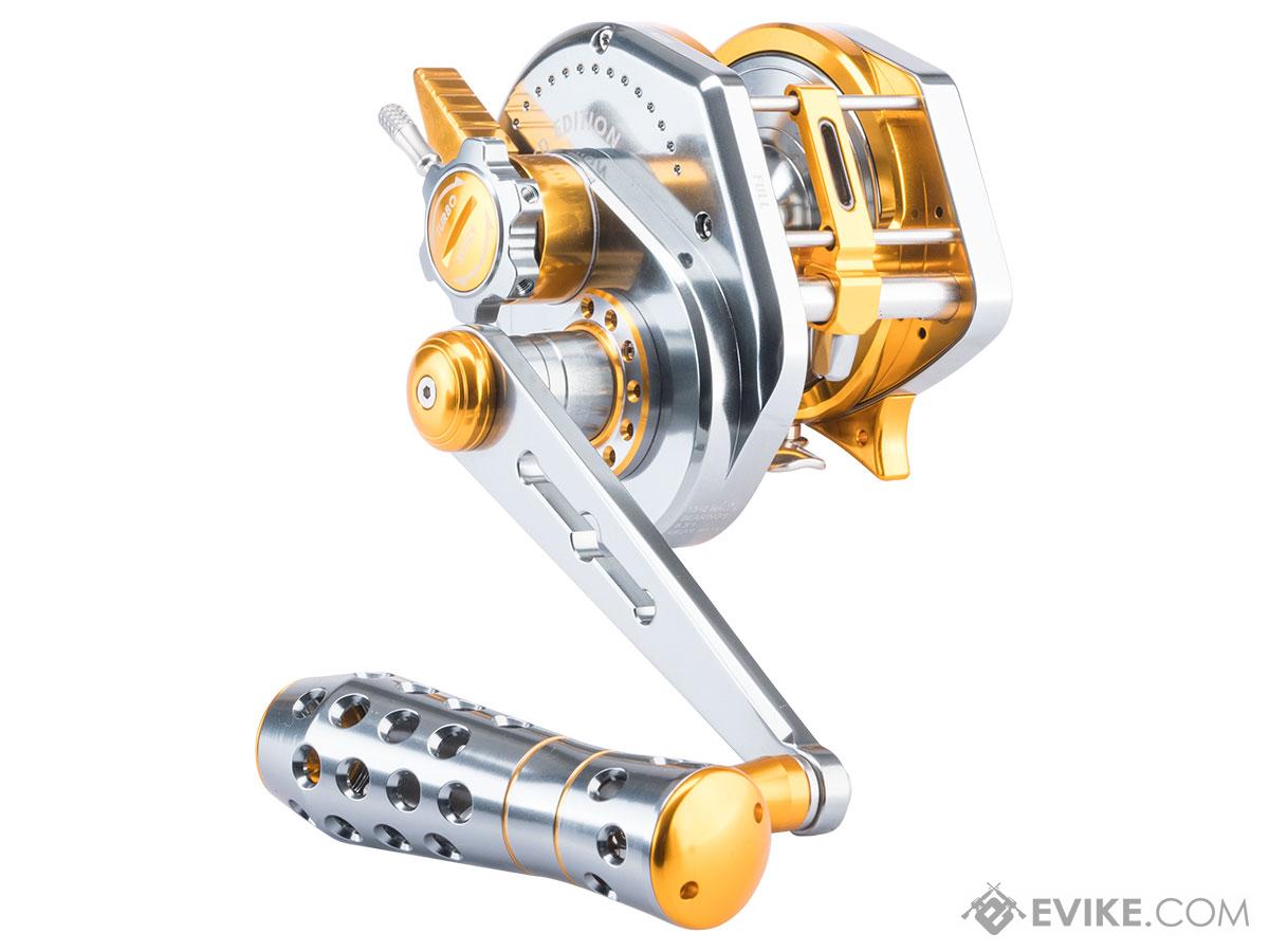 Jigging Master VIP Limited Edition Wiki Violent Slow Lever Wind Fishing  Reel w/ Automatic Line Guide (Model: 3000XH / Right Hand / Titanium Gold),  MORE, Fishing, Reels -  Airsoft Superstore