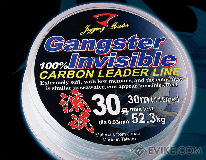 Jigging Master Gangster Invisible Shock Leader Fluorocarbon Jigging Fishing  Line 30M (Test: 40 Lbs), MORE, Fishing, Lines -  Airsoft Superstore
