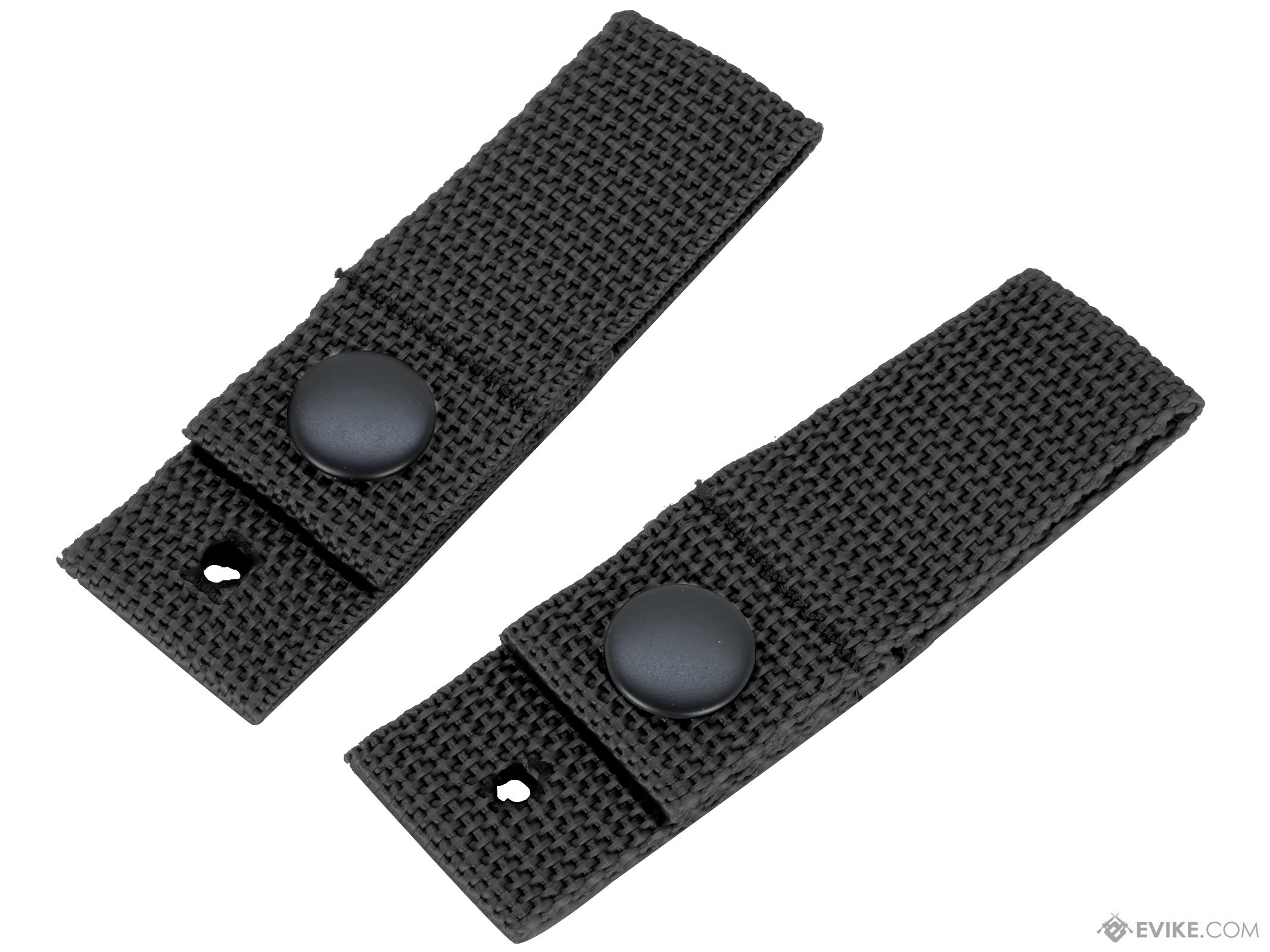 King Arms Goggle Retention Helmet Straps (Color: Black), Tactical Gear ...