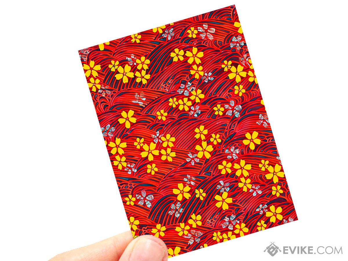 KakapopoTCG Kimono Card Sleeves (Color: Blood Blossoms / 100ct Box)