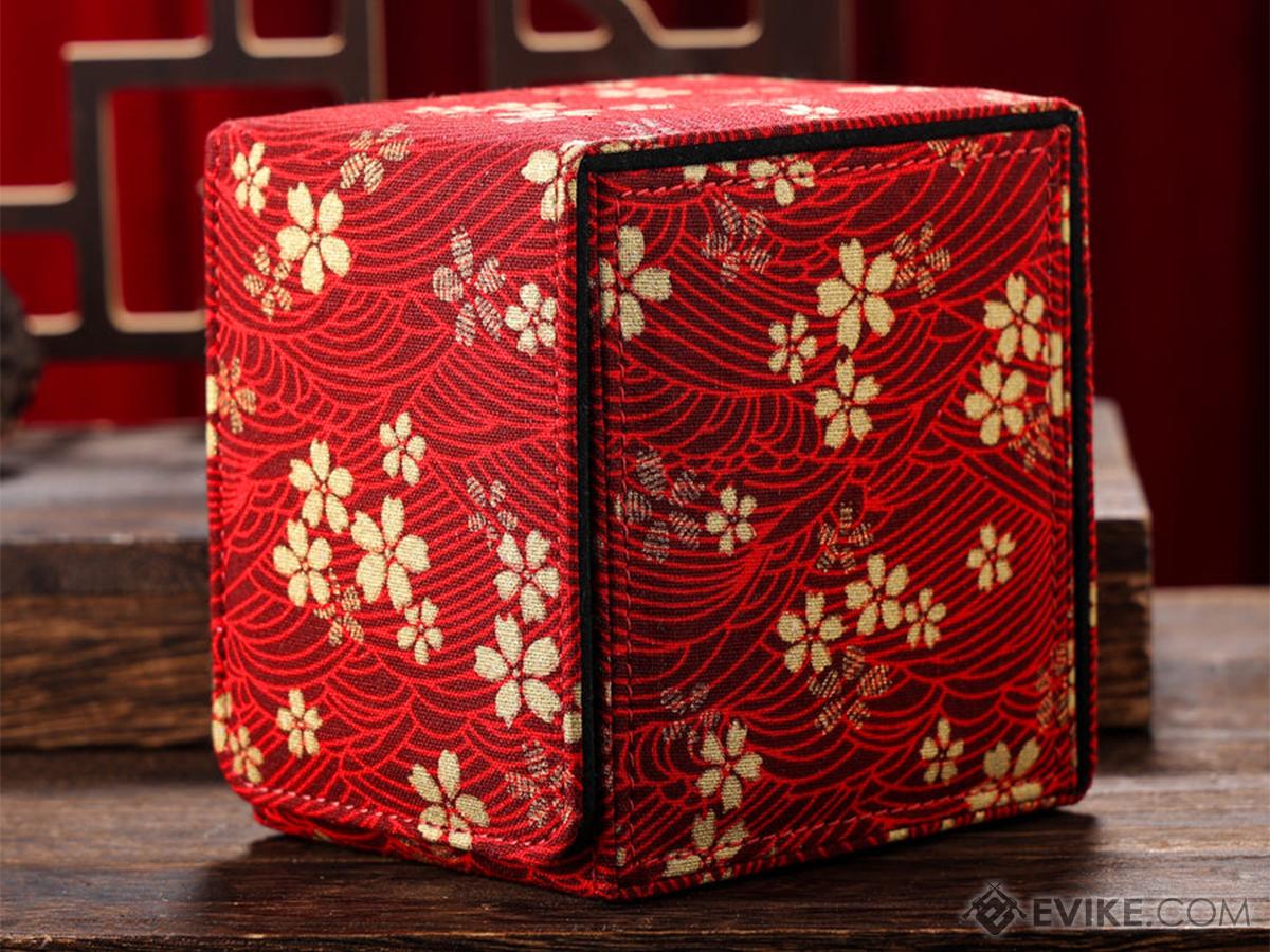 KakapopoTCG The Seishitsu Deckimono Playing Card Deck Box (Color: Blood Blossoms)