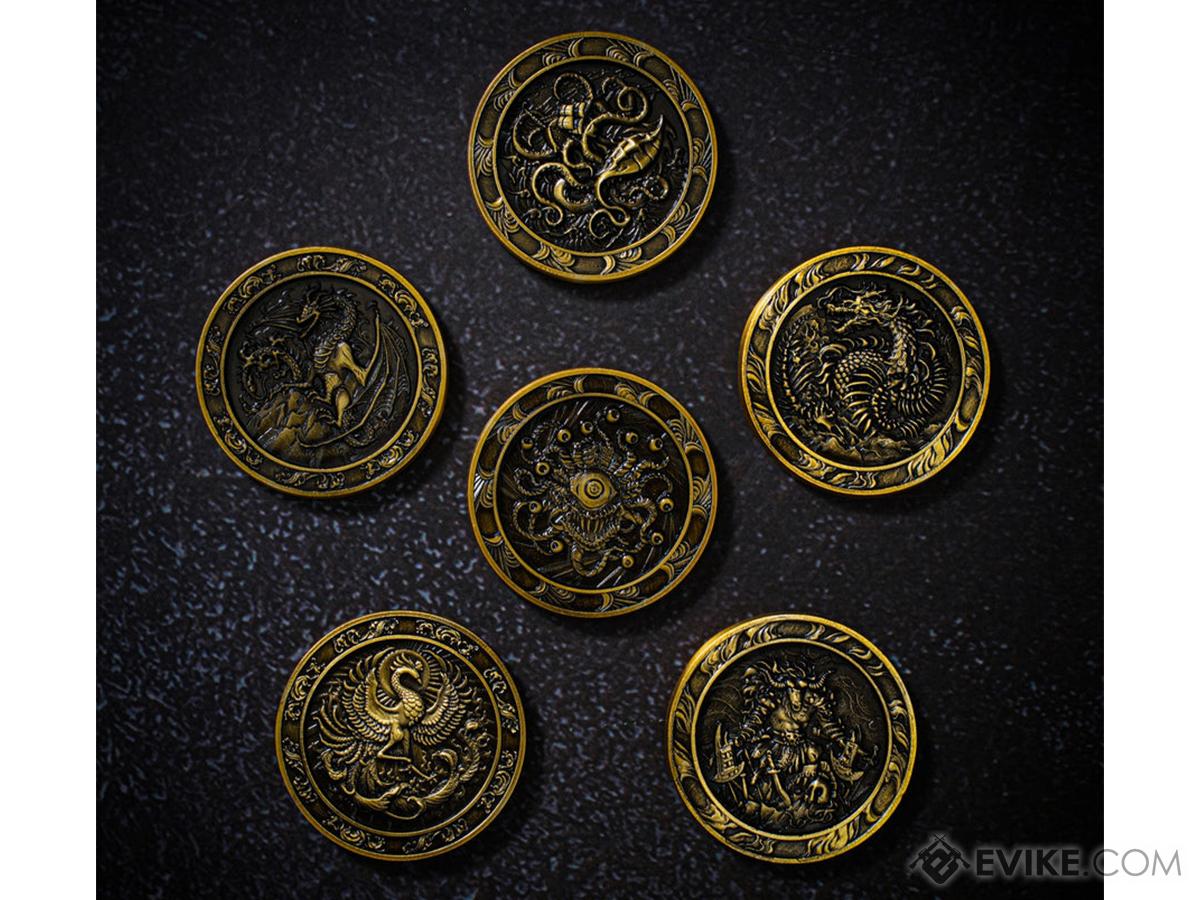 KakapopoTCG Monster Coin Set of 6 (Color: Gold)