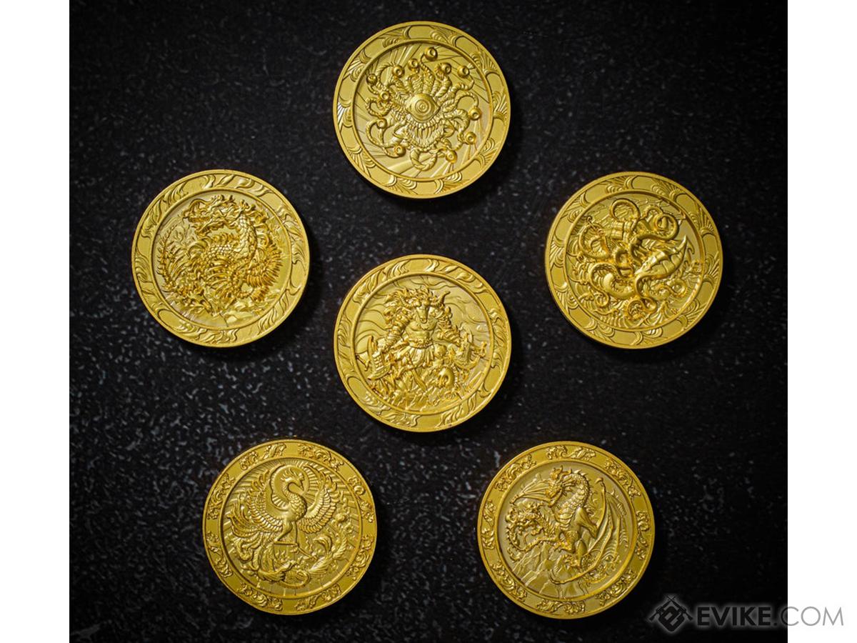 KakapopoTCG Monster Coin Set of 6 (Color: Bright Gold)