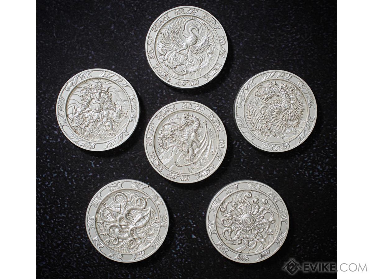 KakapopoTCG Monster Coin Set of 6 (Color: Silver)