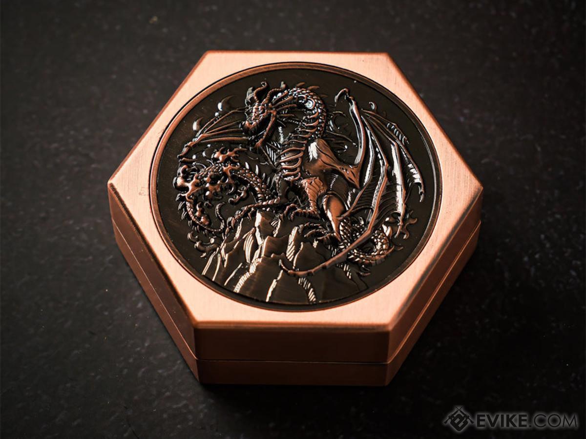 KakapopoTCG Metal Dice Box (Model: Dragon's Nest / Copper)