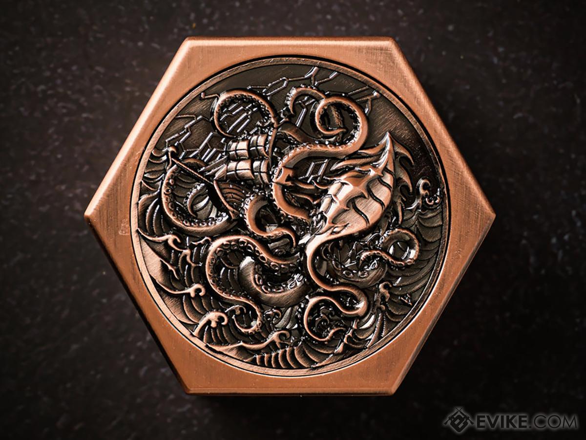 KakapopoTCG Metal Dice Box (Model: Kraken's Nest / Copper)