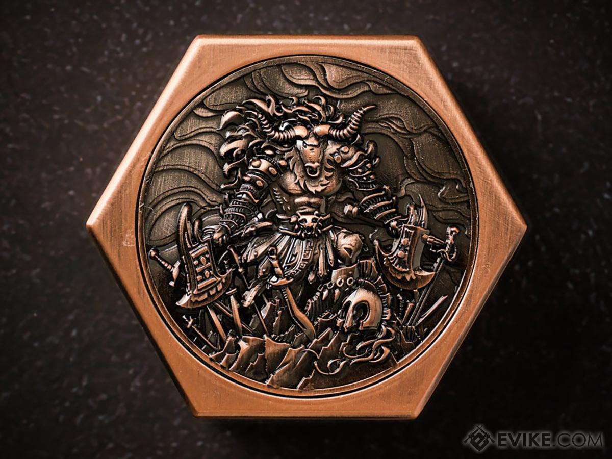 KakapopoTCG Metal Dice Box (Model: Minotaur's Nest / Copper)