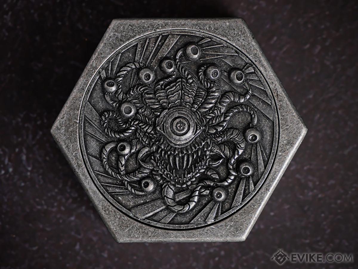 KakapopoTCG Metal Dice Box (Model: Overseer's Nest / Tarnished Black)