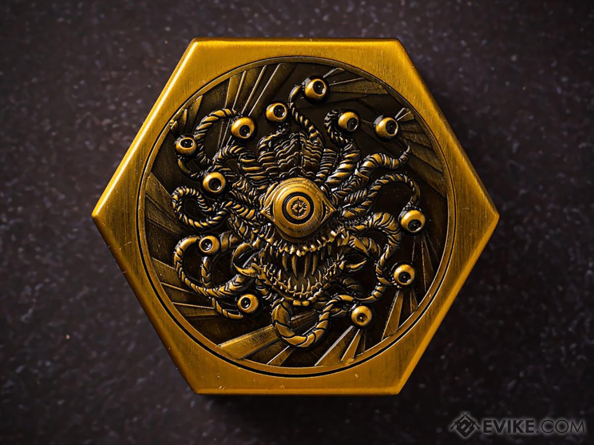 KakapopoTCG Metal Dice Box (Model: Overseer's Nest / Gold)