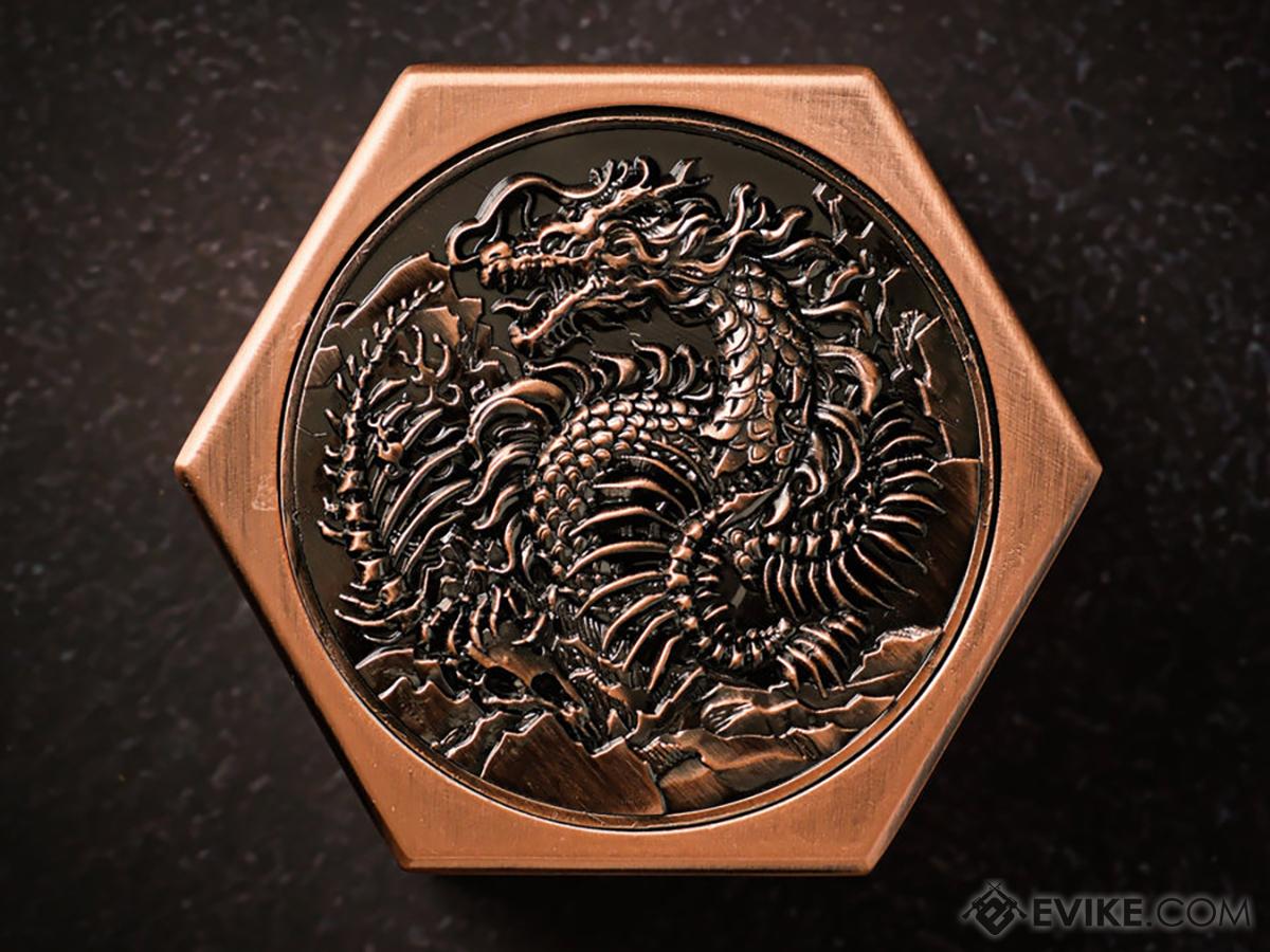 KakapopoTCG Metal Dice Box (Model: Undead Wurm's Nest / Copper)