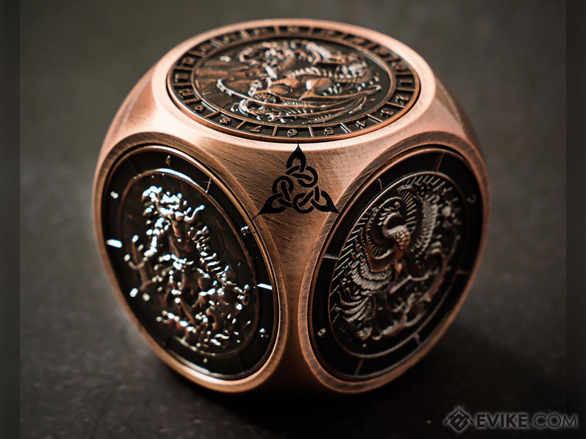 KakapopoTCG Lord Of The Dice Multi-Face Spinner Die (Color: Bronze)