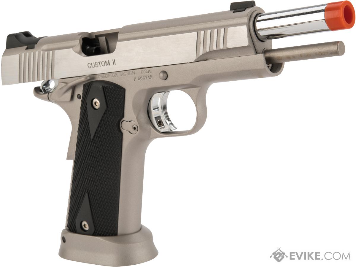 Predator Tactical Iron Shrike Gas Blowback 1911 Pistol by King Arms ...