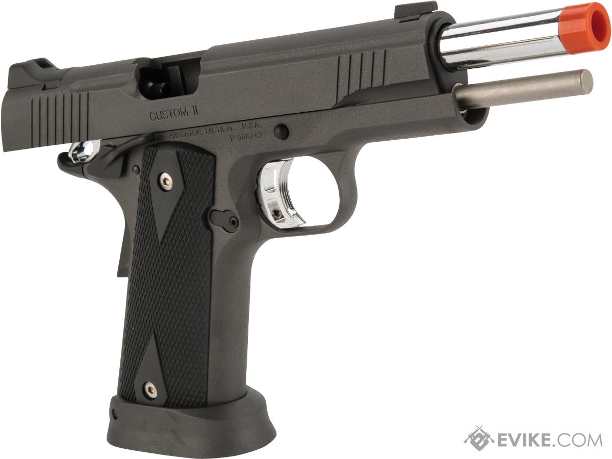 Predator Tactical Iron Shrike Gas Blowback 1911 Pistol by King Arms ...