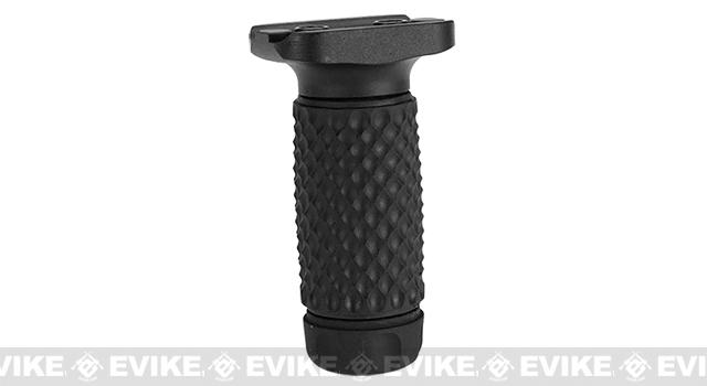 G&P CNC Aluminum Tactical Keymod Vertical Grip (Pattern: Golf Ball Pattern / Short / Black)