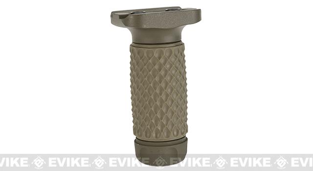 G&P CNC Aluminum Tactical Keymod Vertical Grip (Pattern: Golf Ball Pattern / Short / Sand)