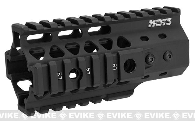 G&P MOTS 5 RAS Rail System for M4 / M16 Series Airsoft Rifles (Color: Black)