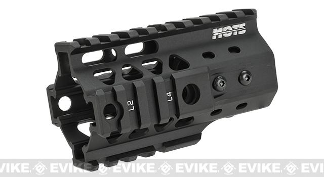 G&P MOTS 4 RAS Rail System for M4 / M16 Series Airsoft Rifles (Color: Black)