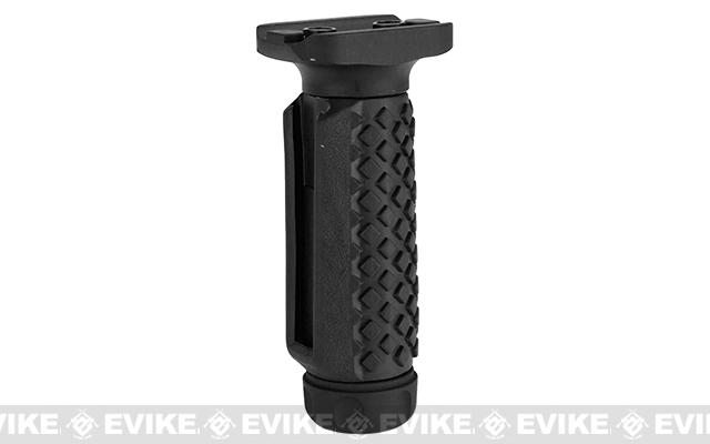 G&P Keymod Tactical Remote Switch Aluminum / Rubber Long Vertical Grip (Color: Black)