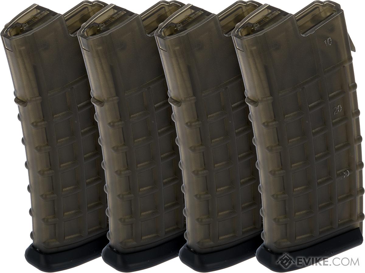 MAG 170 round No Winding Mid-Cap Magazine for AUG Series Airsoft AEG (Package: Package of 4)