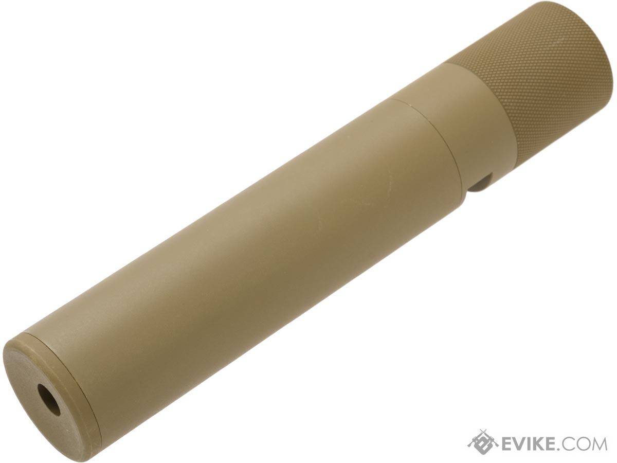 King Arms Eagle Force 195mm x 37mm QD Mock Silencer Tracer Unit (Color: Tan)