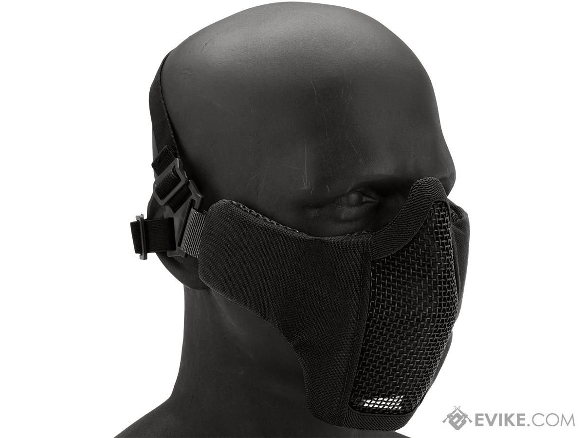 Matrix Low Profile Iron Face Padded Lower Half Face Mask (Color: Black ...