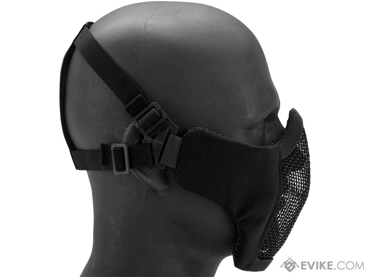 Matrix Low Profile Iron Face Padded Lower Half Face Mask (Color: Black ...