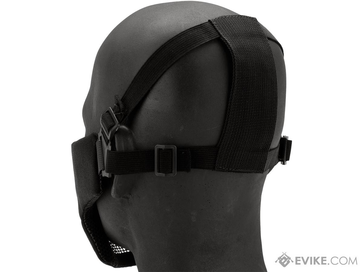 Matrix Low Profile Iron Face Padded Lower Half Face Mask (Color: Black ...