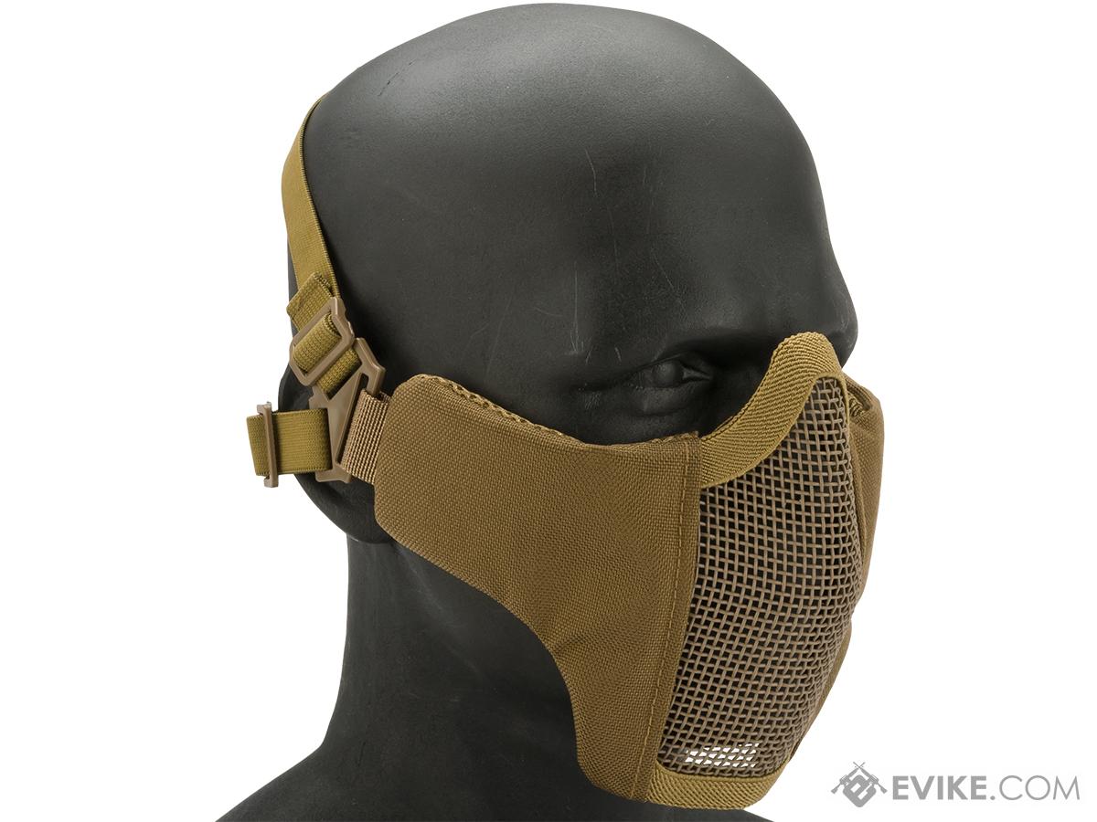 Matrix Low Profile Iron Face Padded Lower Half Face Mask (Color: Tan ...