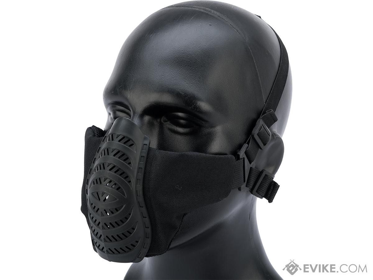 Matrix Low Profile Tactical Padded Lower Half Face Mask (Color: Black ...